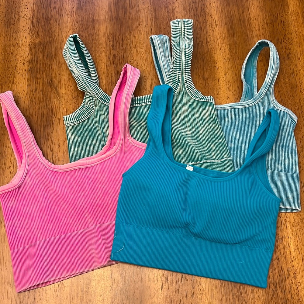 Zenana Scoop Neck Bralette Bundle S/M